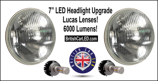 NEW PRODUCT - 7" Lucas Headlight LED Conversion Kit