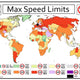 Max Speed Limits Around The World, Mapped