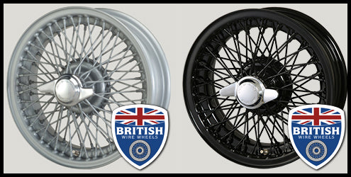 NEW !!  15x5.5" Wire Wheels - Now available in Silver and Black finish