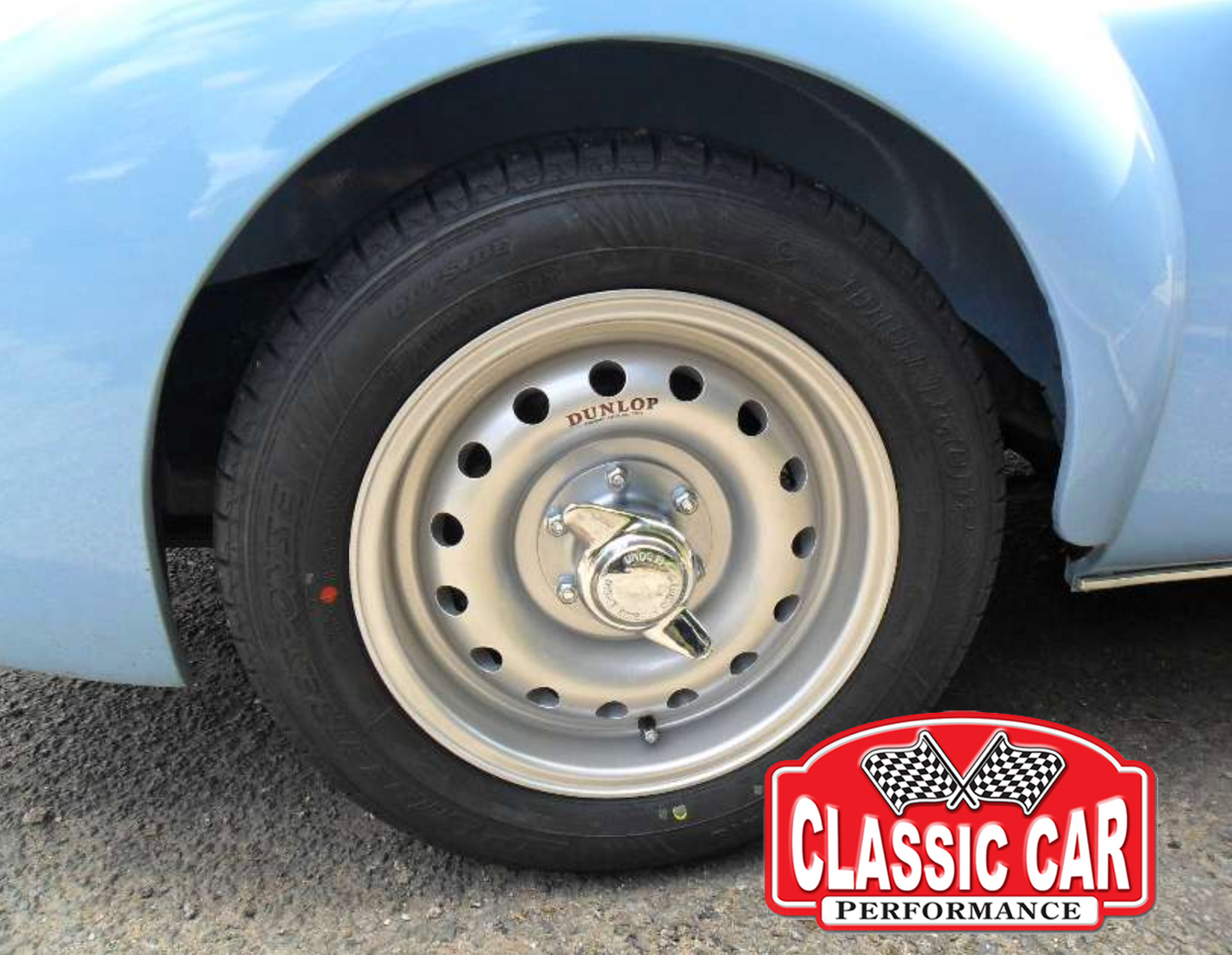 15"x 5.5"  Dunlop D-Type Alloy Wheel - Austin Healey / MG / Triumph