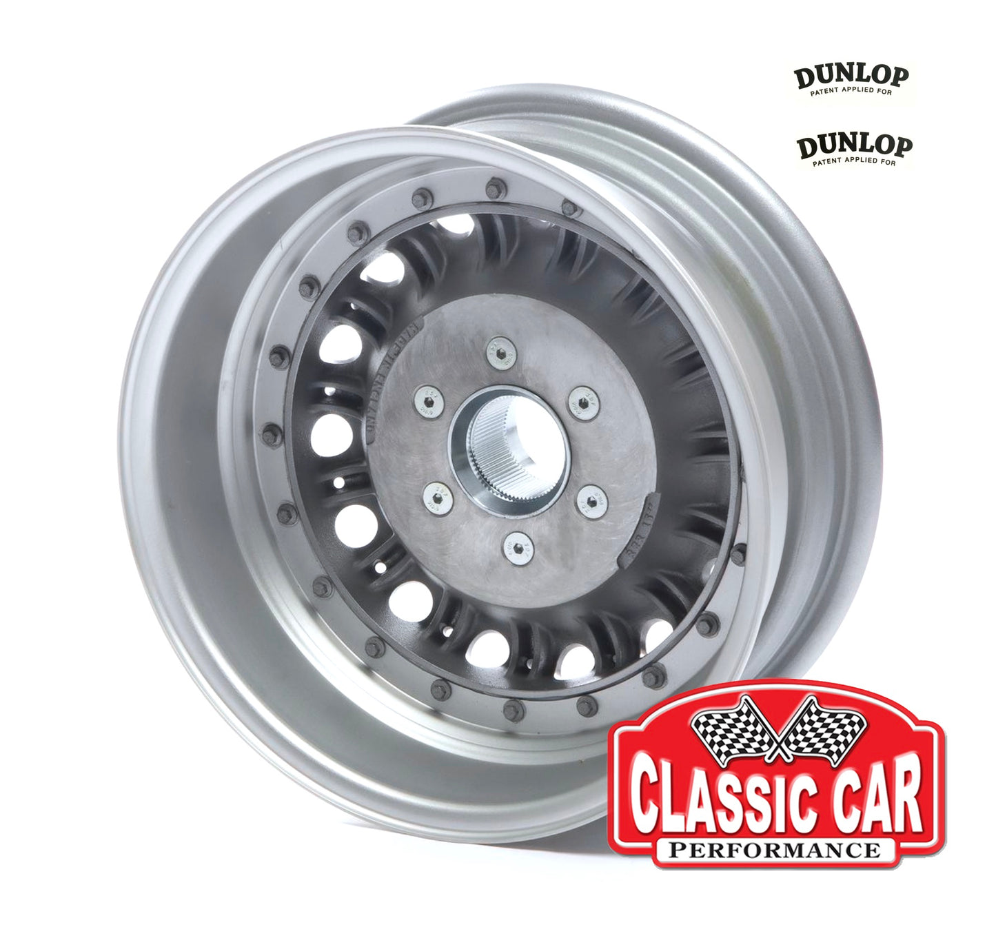 15"x 5.5"  Dunlop D-Type Alloy Wheel - Austin Healey / MG / Triumph