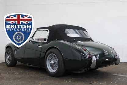 Austin Healey 3000 Center Lace Wire Wheels Moss Motors MWS Dayton Dunlop