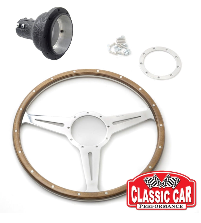 Moto-Lita Steering Wheel Conversion Kit - 15" Slotted