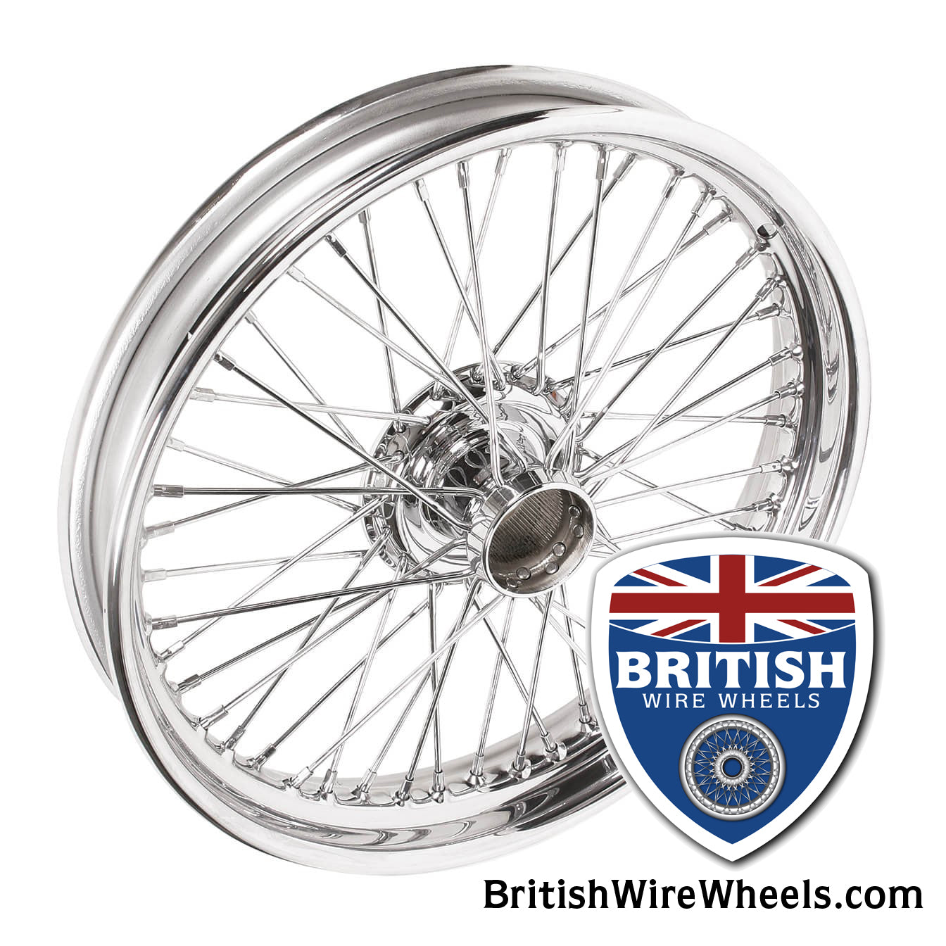 MG TB TC Wire Wheel Chrome moss motors Dayton Dunlop